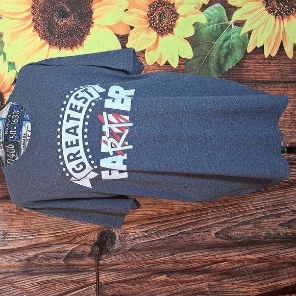 Dad T-shirt "Greatest Farter" Tees - Short Sleeve/Shirts, Size L for Men - Picture 1 of 3
